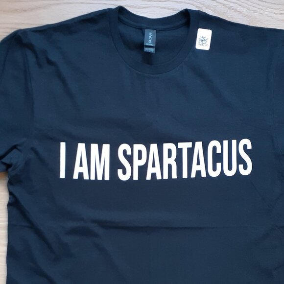 I am Spartacus - New Large Black T-Shirt - Picture 2 of 4